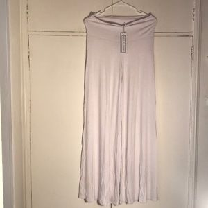 White palazzo pants, never worn